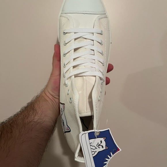 NIB RIPNDIP Lord Nermal High tops Shoes Change Color in Sunlight UV Reactive - Picture 3 of 9